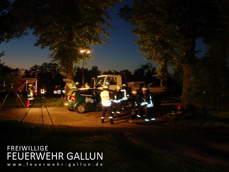 Ausbildung mit der Feuerwehr Brusendorf